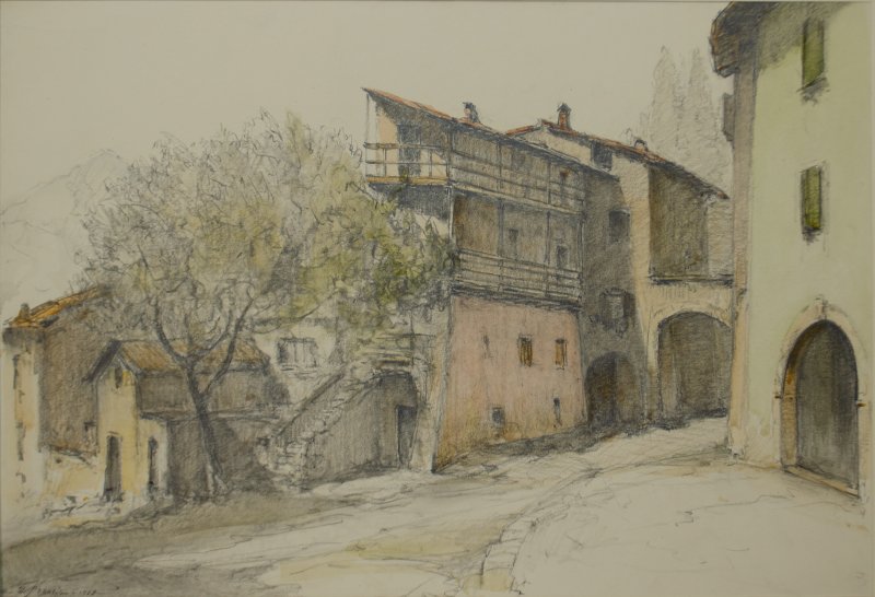 1958 - Strada con case ad Arco